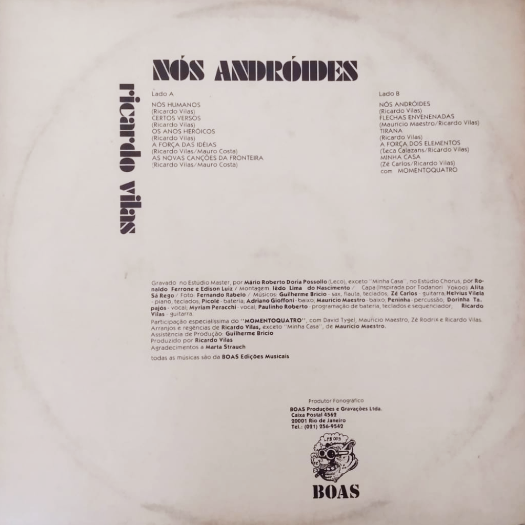 Ricardo Vilas – Nós Andróides