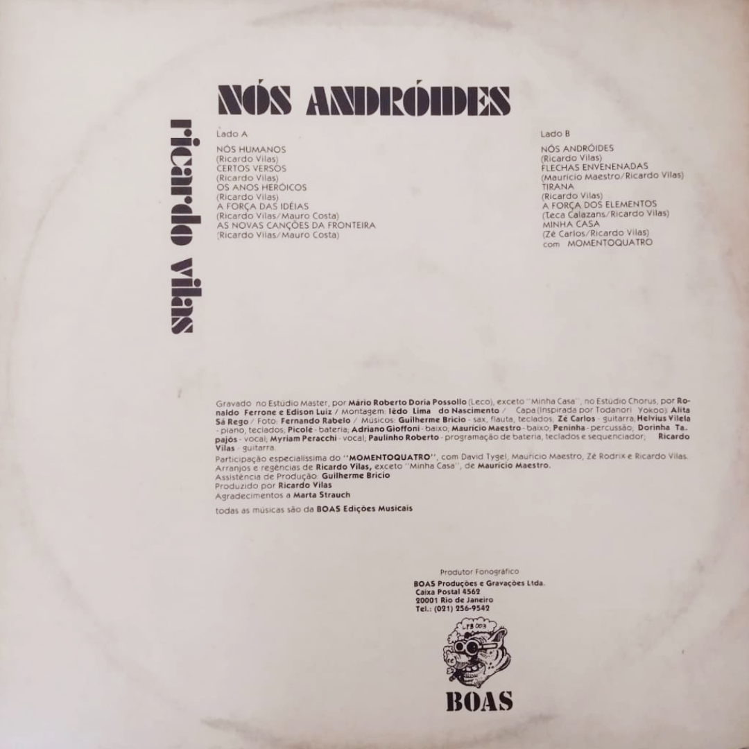 Ricardo Vilas – Nós Andróides