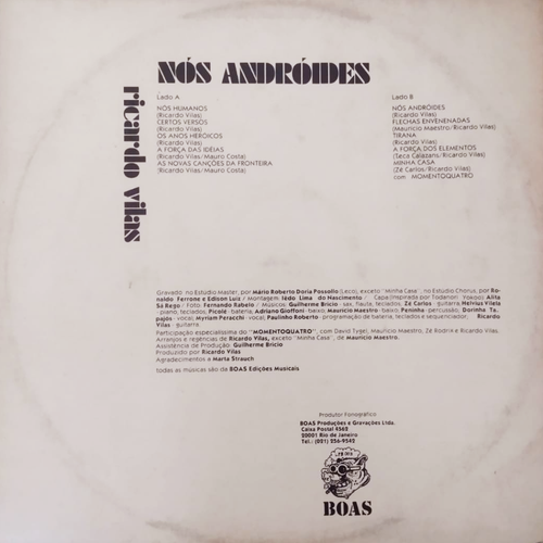Ricardo Vilas – Nós Andróides